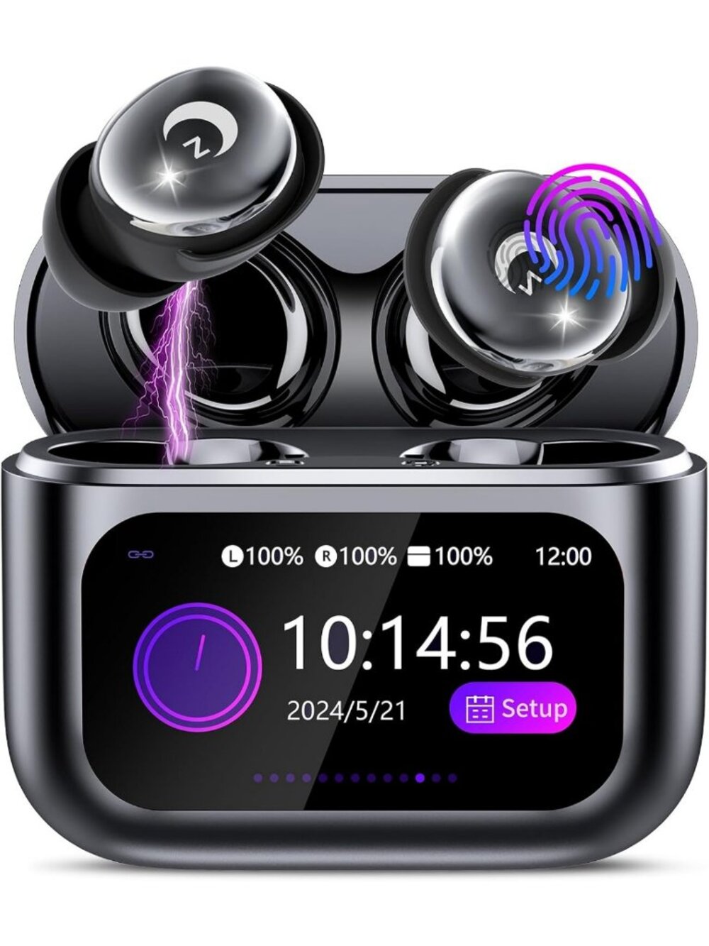 Bluetooth Sleep Earbuds with Touch Control, 48H Playtime, IPX7 Waterproof, Mini